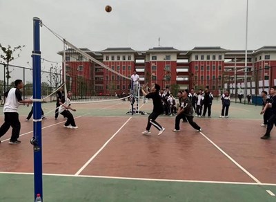 麻城一中第十一届体艺节学生排球社团比赛